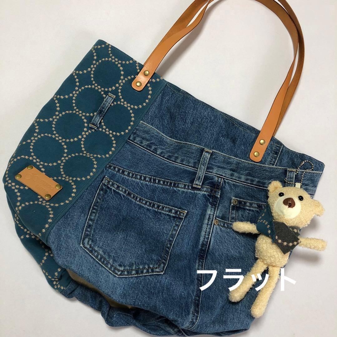 ミナペルホネン ＊ハンドメイド　Poco bag 《タンバリン》リメイクデニム