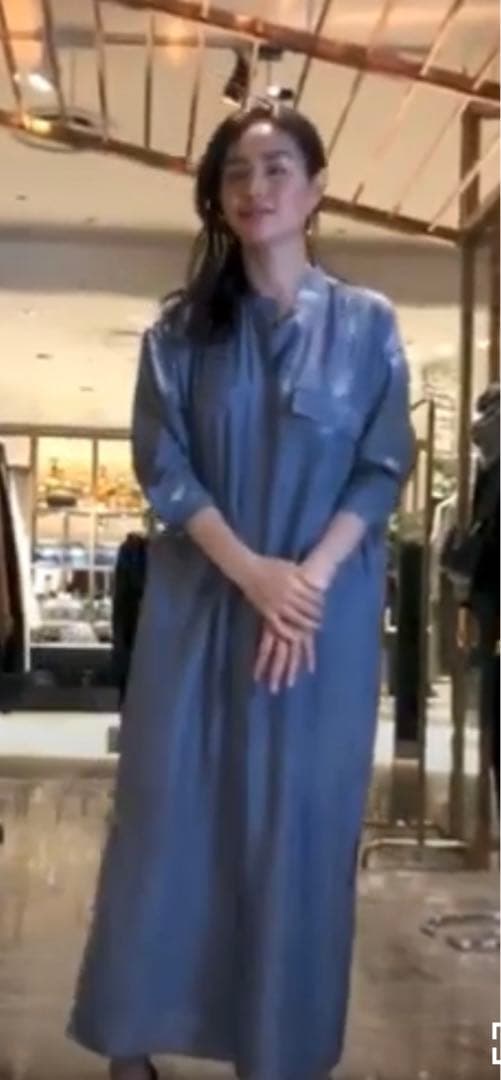 Loin. シルクワンピース 井川遥 ロワン - メルカリ