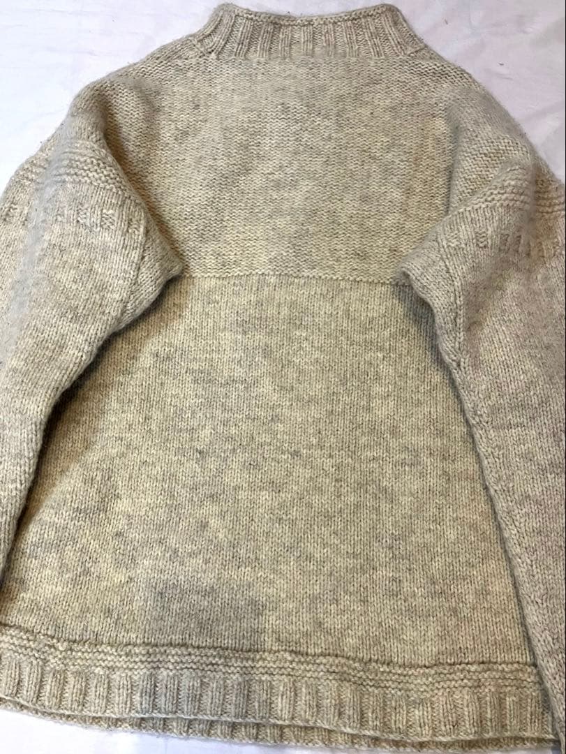 ⭐️希少　45rpm ノースマリンドライブ モックネックニット XL アイボリー