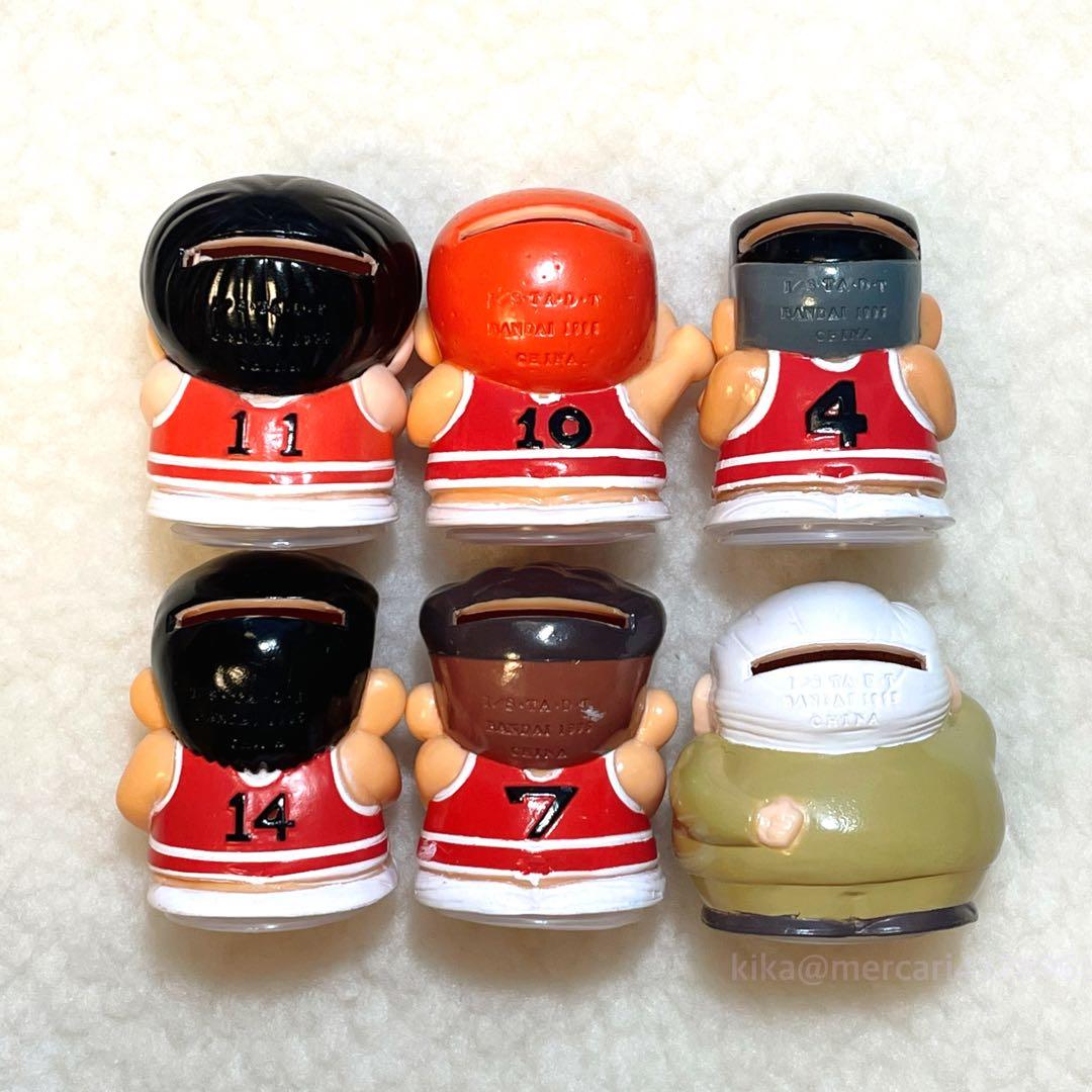 SLAM DUNK スラムバンク 全6種 セット スラムダンク ソフビ 貯金箱