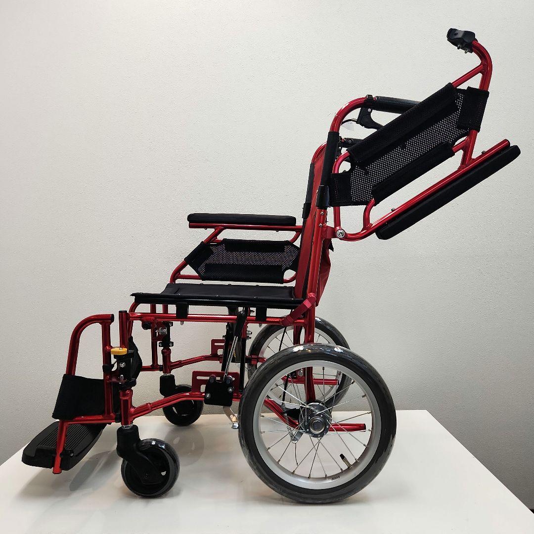 Miki 介助用 軽量 多機能 車椅子 キャリカルプラス PMS-4R 車椅子 ミキ