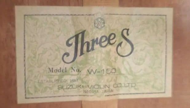 鈴木バイオリン THREE S W-150 SUZUKI VIOLIN Threes ギター