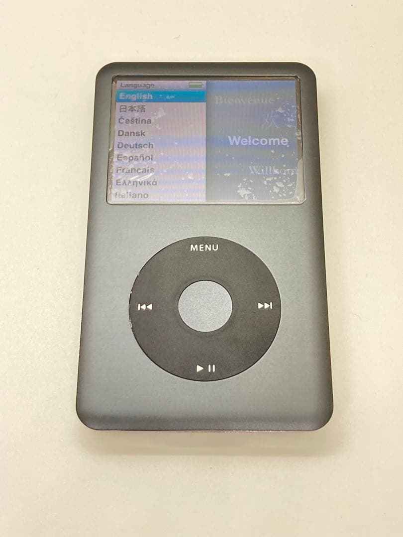 綺麗なiPod classic 第7世代 160GBからSSD512GBにグレー New Apple iPod Classic 7th Gen Gray (120GB/160GB/256GB/512GB/1TB
