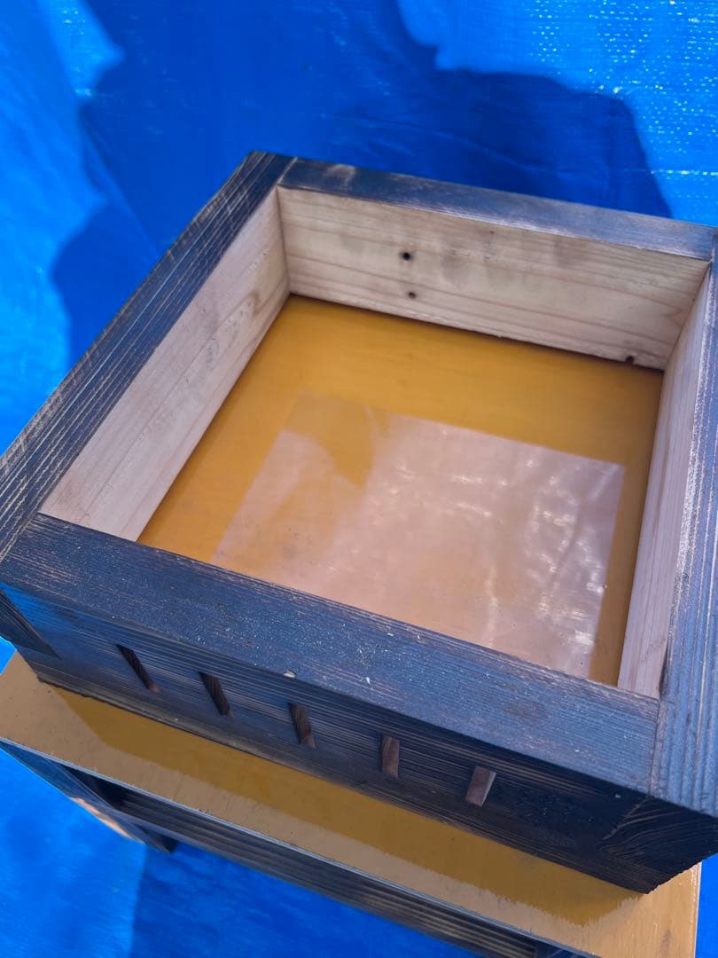 ニホンミツバチ 重箱式巣箱 営巣用巣箱5段 板厚3cm - メルカリ