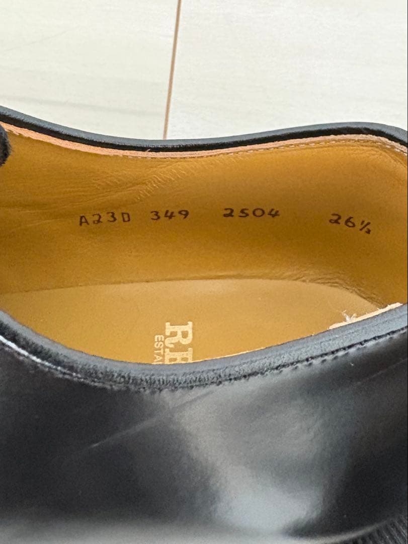 【26.5cn】超美品 リーガル 2504 プレーントゥ フォーマル シューズ