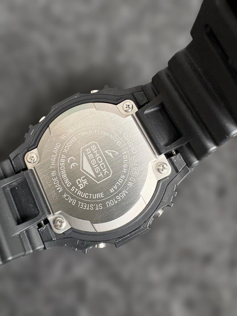 美品 ウレタンバンド GW-M5610UBC-1JF 20気圧防水 ソーラー電波 - メルカリ