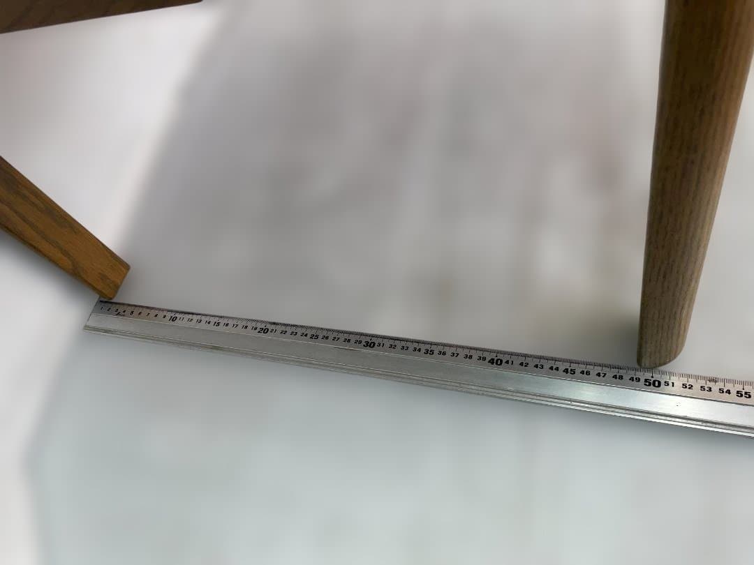 maruni 天然木 牛革 ダイニングチェア 木製 グリーン 12c92 - メルカリ