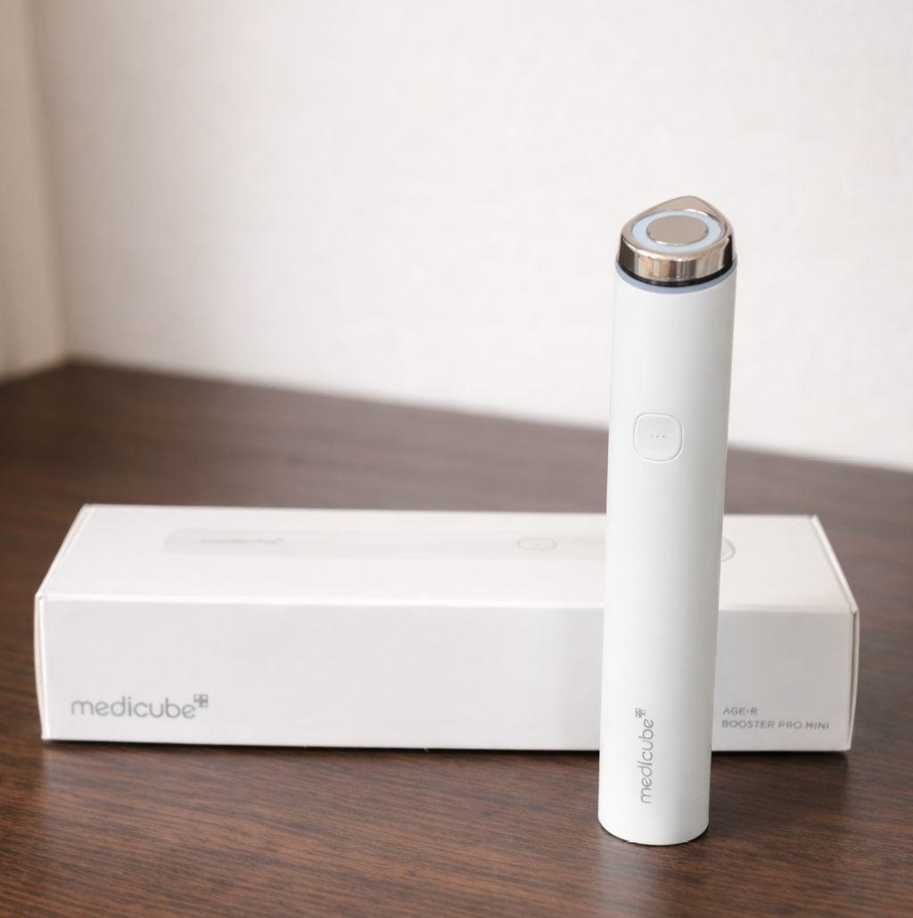 メディキューブ ブースタープロ ミニ 美顔器 ホワイト 動作確認済み