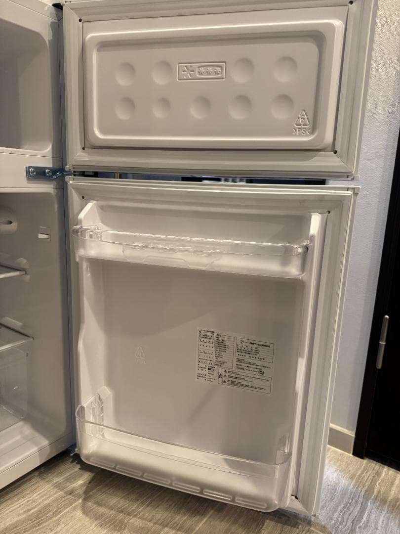 最終値下げ】2ドア冷蔵庫 85L HYDF-2-11 ホワイト 美品 - メルカリ