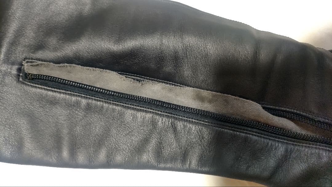 COMEX ブラックレザーニーハイブーツ 23.5cm 5378