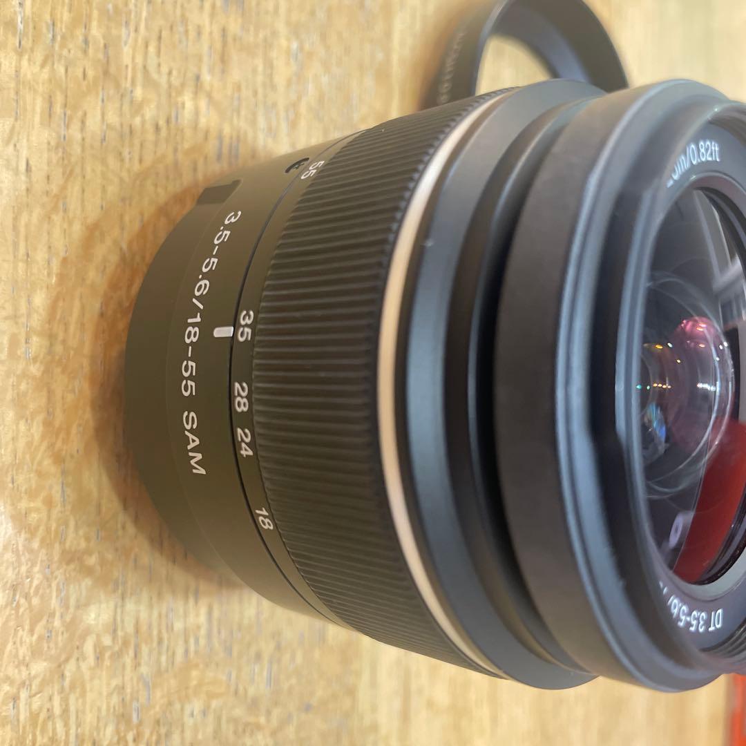 SONY α33 ズームレンズキット+ 55-200 SLT-A33 一眼カメラ - メルカリ