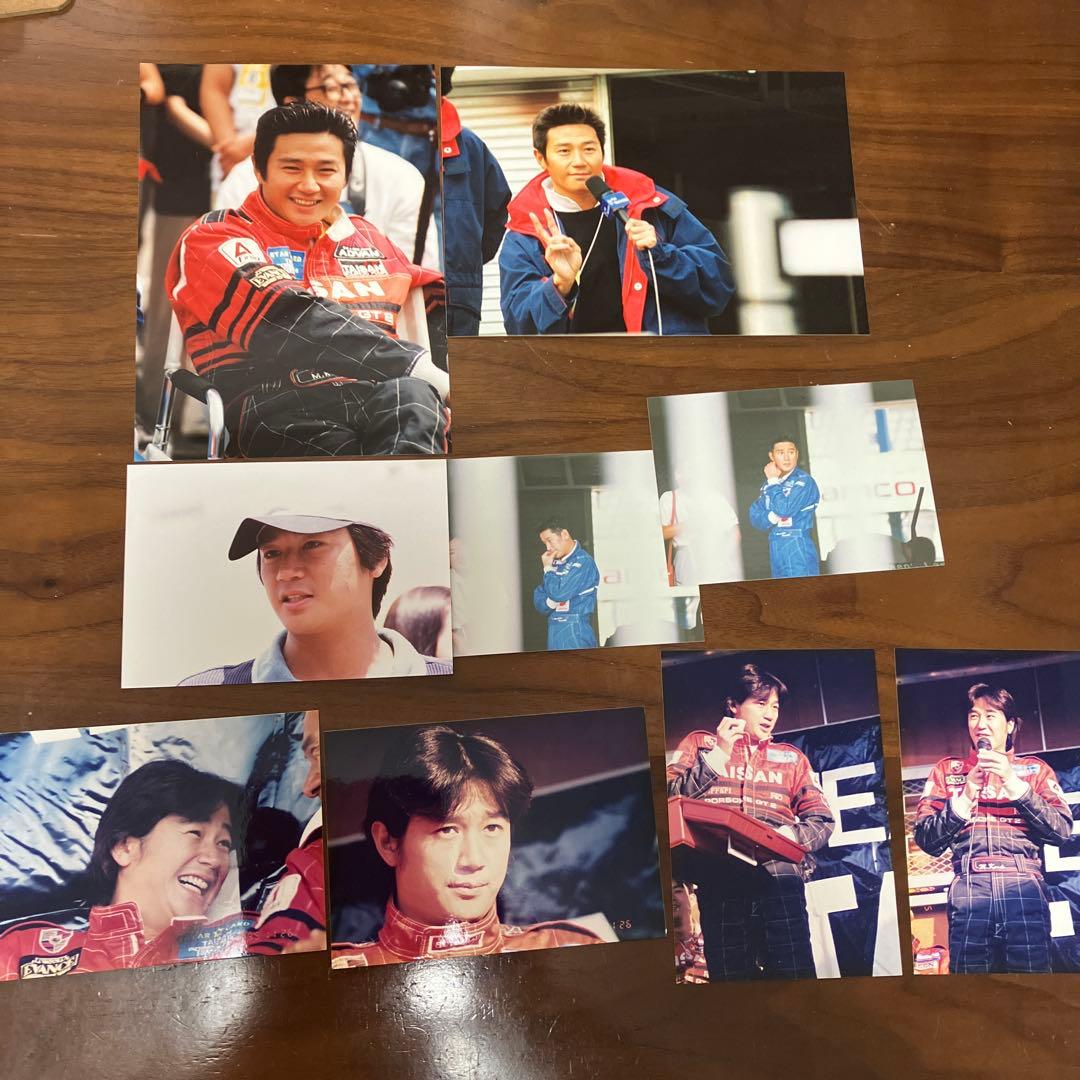 近藤真彦 レーシング生写真 2L判 （縦17.8横12.7）2枚/L判7枚セット