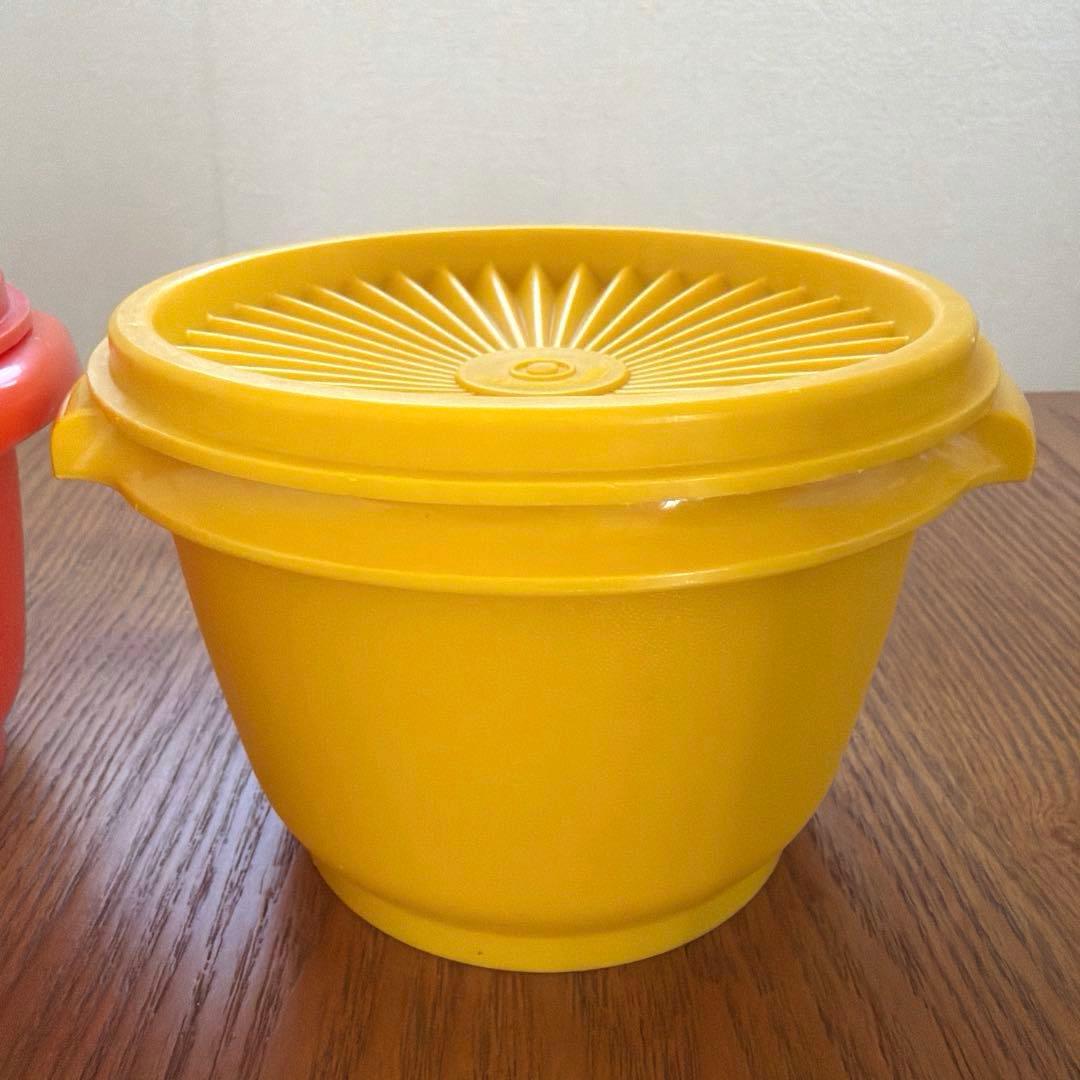 レトロ•希少】 Tupperware タッパーウェア ベルポピー 2個セット