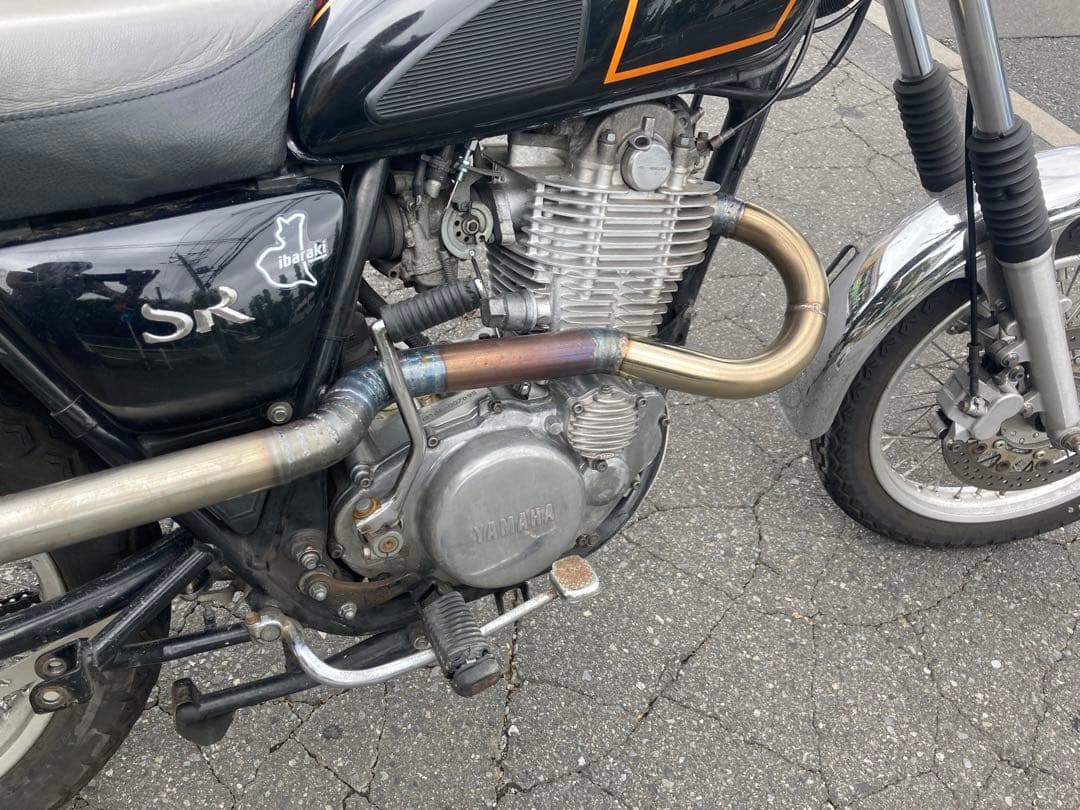 sr400 アップマフラーワンオフ チョッパー vmx モトクロス ヤマハ