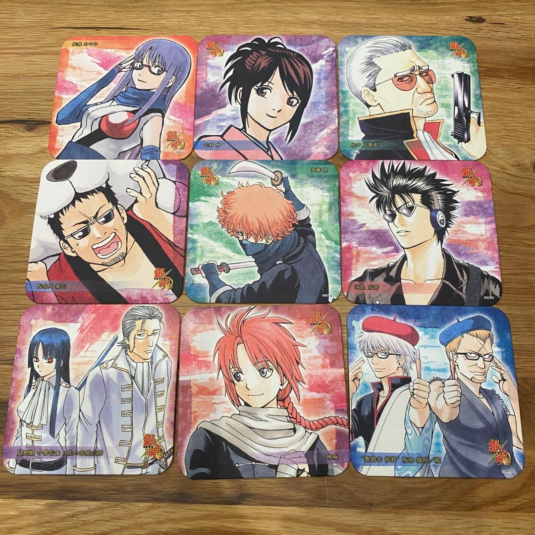 銀魂 アートコースター 第1弾 BOX 48枚 コンプ 封入特典付き レア 限定