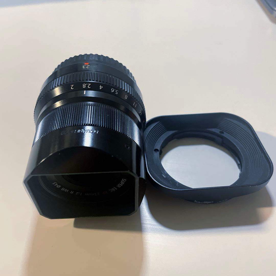 XF23mmF2 R WR レンズフード2種付き
