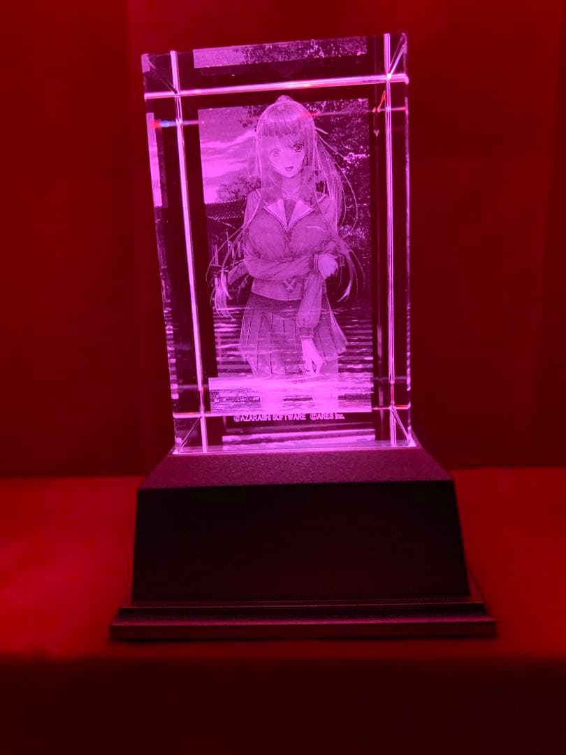 1点のみ　ピロ水　アマカノ2 3Dクリスタル　黒姫結灯