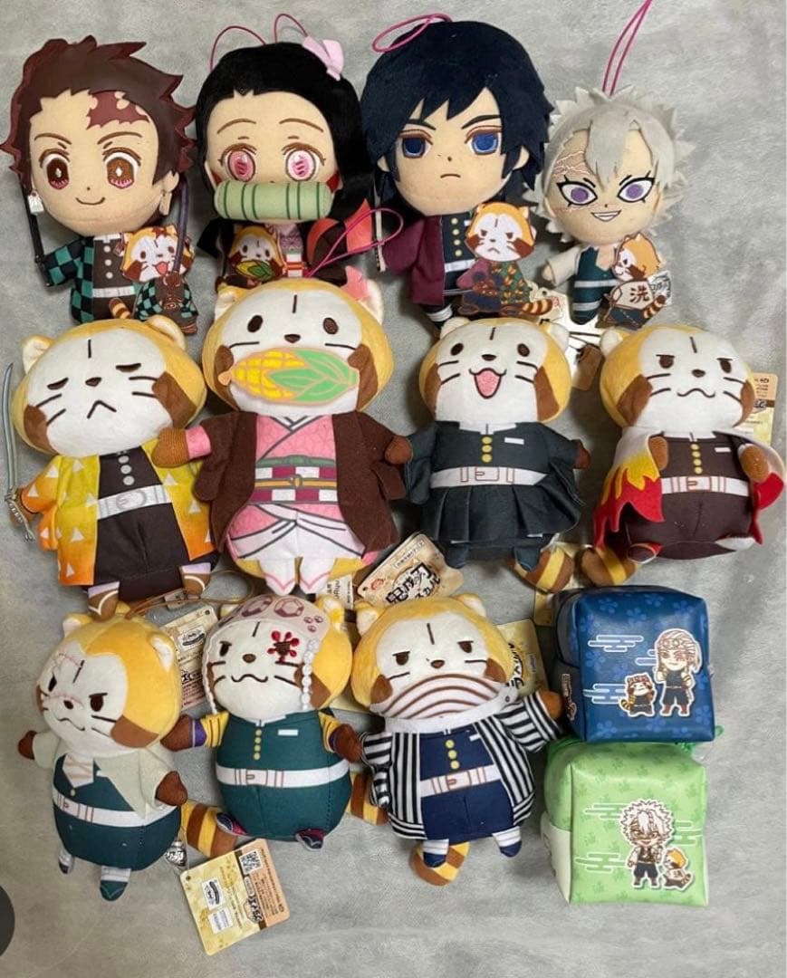 鬼滅の刃　ラスカル　ぬいぐるみ　マスコット　ポーチ ChugaiONLINEで「鬼滅の刃×ラスカル」コラボグッズの予約受付中！|NEWS