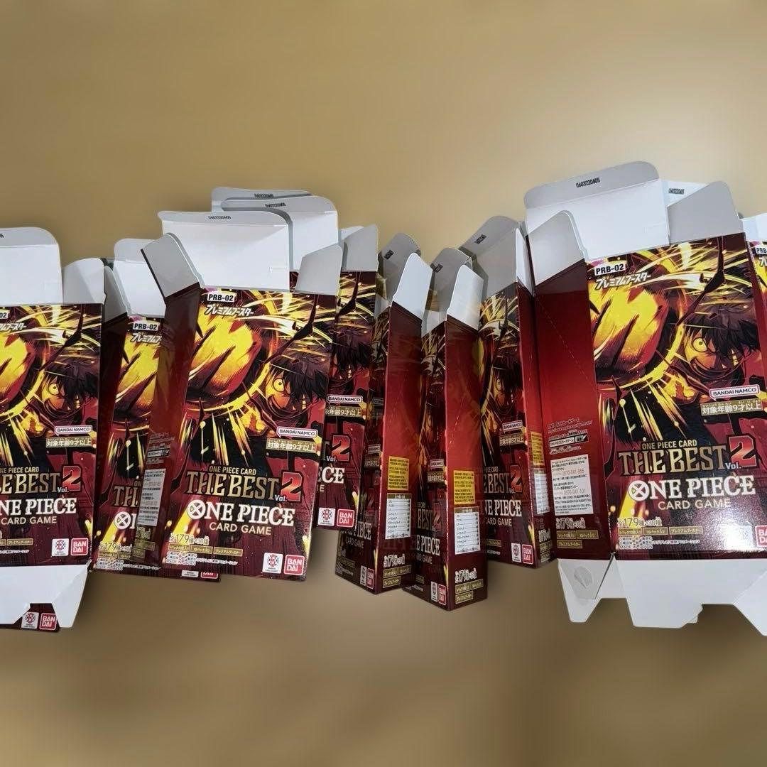 空箱 ワンピースカードゲーム THE BEST 2 ボックス 17箱 17BOX - メルカリ