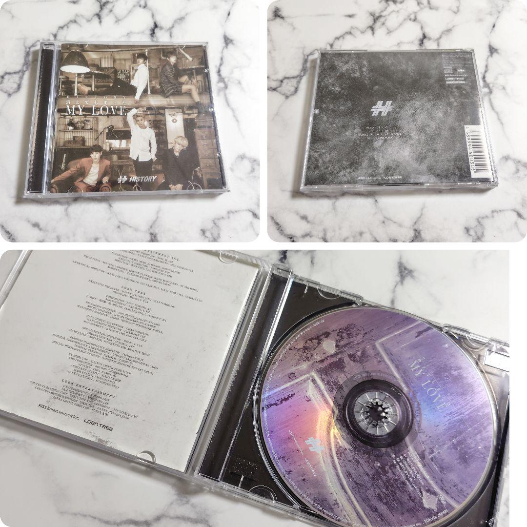 韓国☆HISTORY/ヒストリー『消えてしまったMY LOVE』CD3枚☆中古