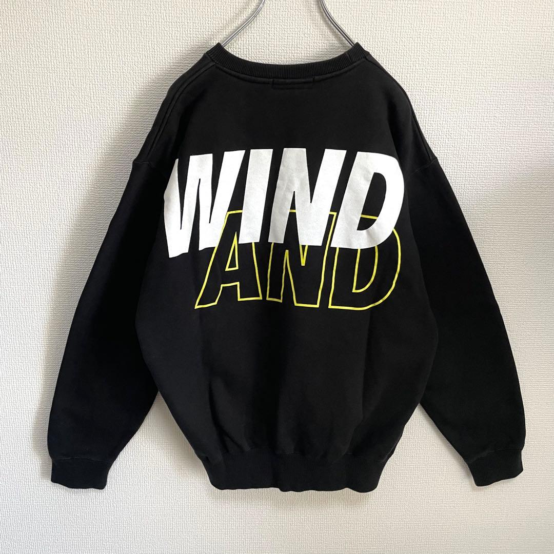 希少初期 ウィンダンシー 両面ロゴ スウェット 定番カラー バックロゴ