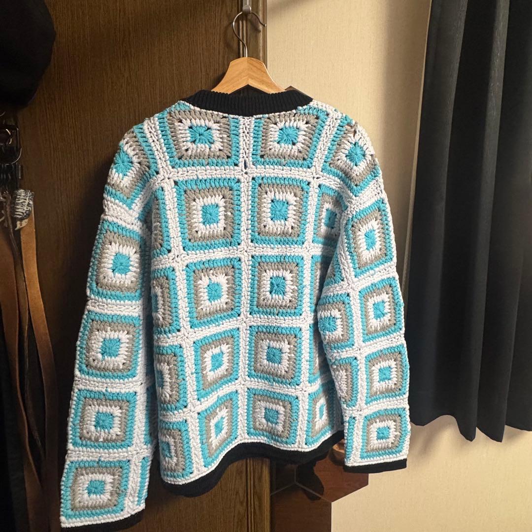 NEON SIGN Crochet Sweater L-XL - メルカリ