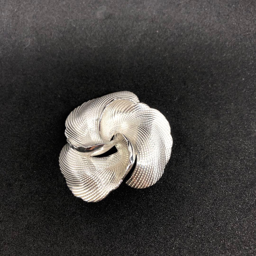 12446 クリスチャンディオール　ヴィンテージシルバー925ブローチ 約5cm Christian Dior（クリスチャン・ディオール） Dior ディオール Dior