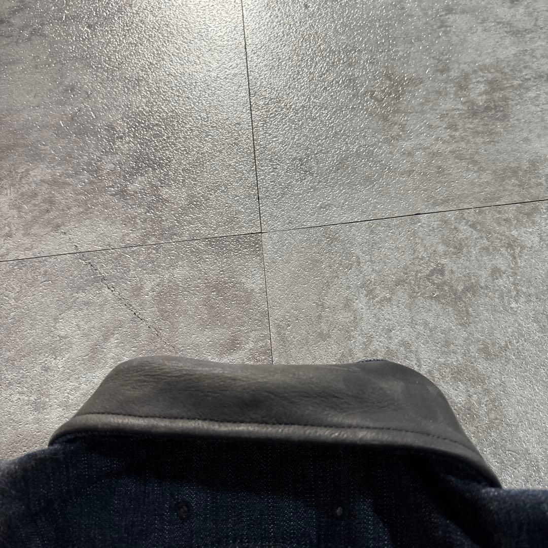 ロストコントロール ルード 襟レザー オーバーオール つなぎ