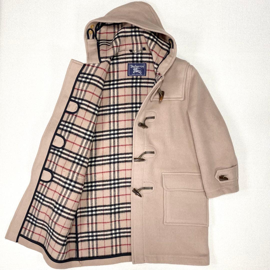 美品✨ Burberrys ダッフルコート ノバチェック 英国製 ベージュ XL 美品 BURBERRY バーバリー ダッフルコート ノバチェック ベージュ