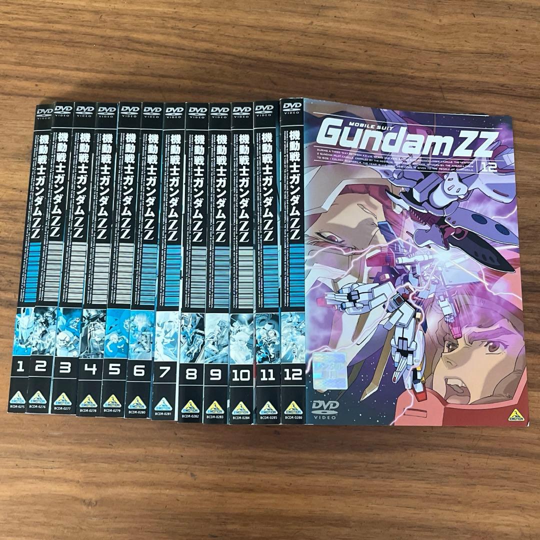 機動戦士ガンダムZZ DVD 全12巻 全巻セット ダブルゼータ - メルカリ