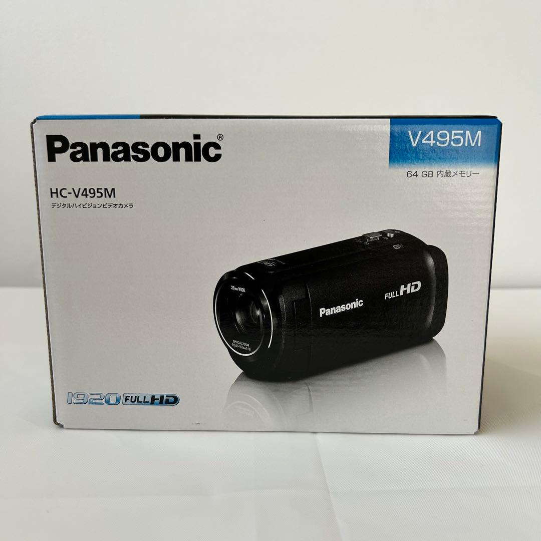 新品 Panasonic ビデオカメラ HC-V495M-K ブラック HC-V495M-K [ブラック] ビデオカメラ パナソニック の通販なら: JP