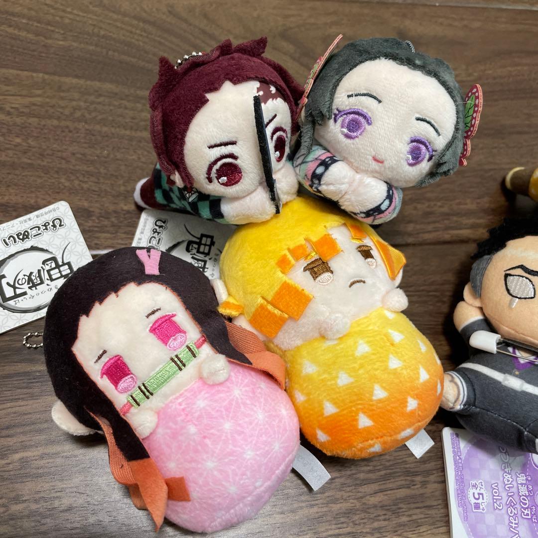 新品】8点セット まとめ売り 鬼滅の刃 ぬいぐるみ キーホルダー
