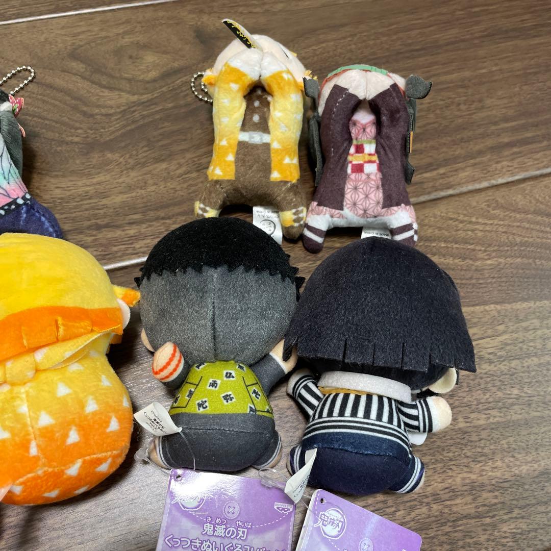 新品】8点セット まとめ売り 鬼滅の刃 ぬいぐるみ キーホルダー