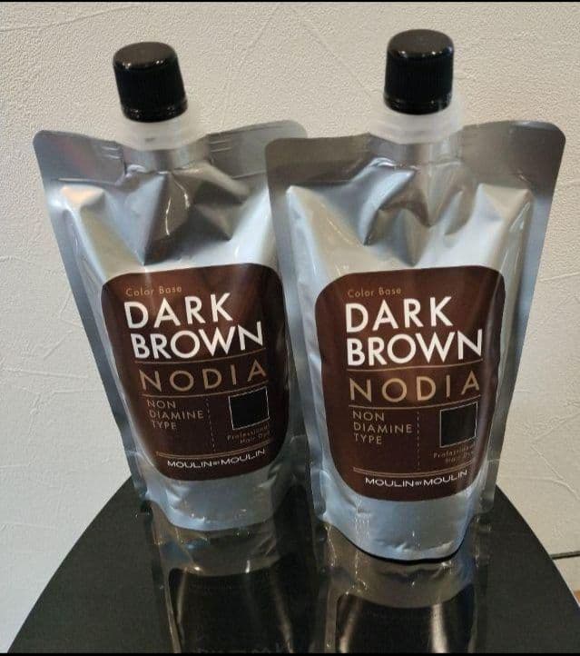 ノジア　ダークブラウン カラートリートメント 2個セット 大島椿 ヘアカラートリートメント ダークブラウン ( 180g*2コセット