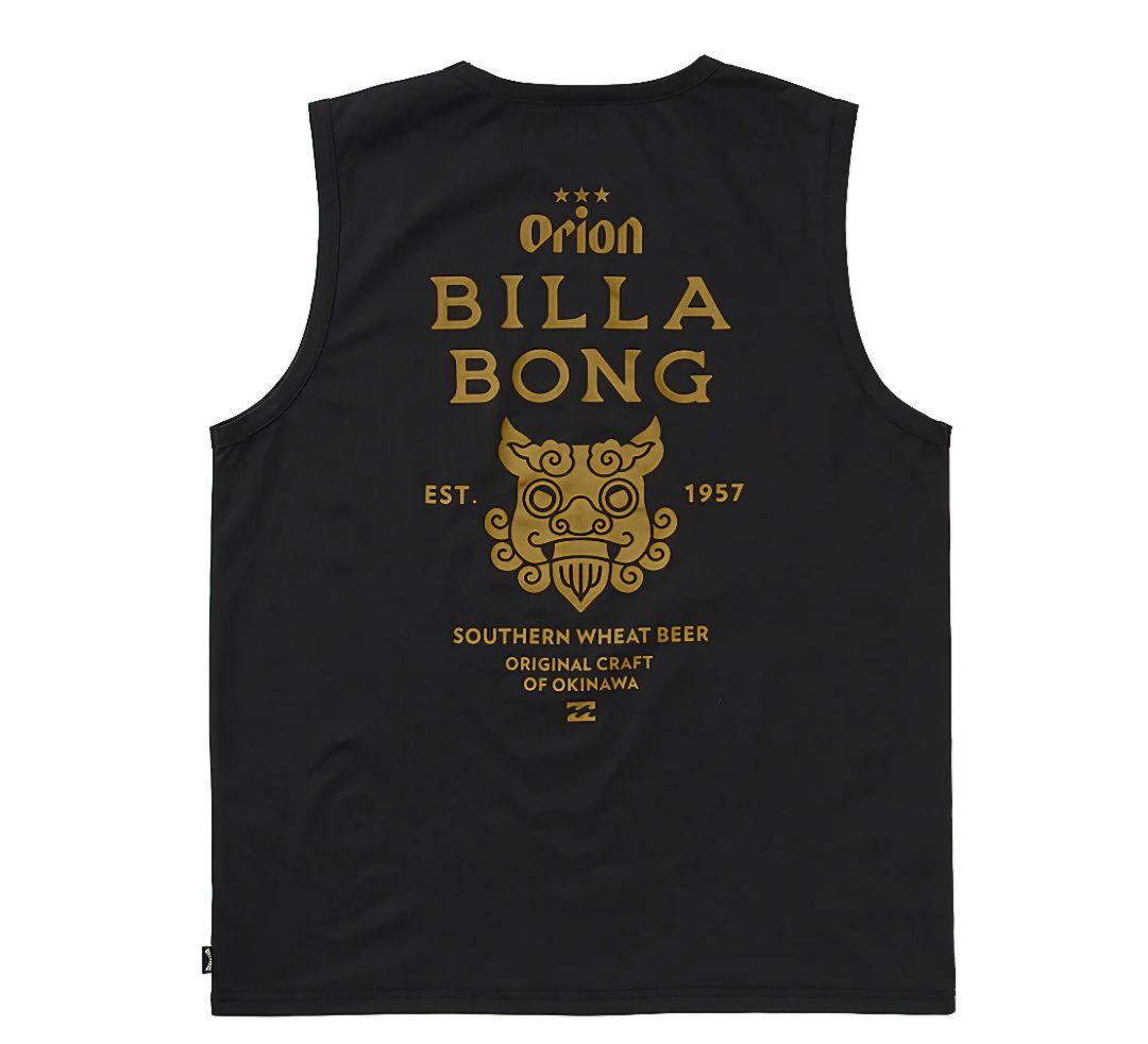 送料込★新品★ビラボン×オリオンビール　ラッシュガードタンクトップ BILLABONG × ORION】水陸両用SURF FLEX タンクトップ CRAFT ブラック