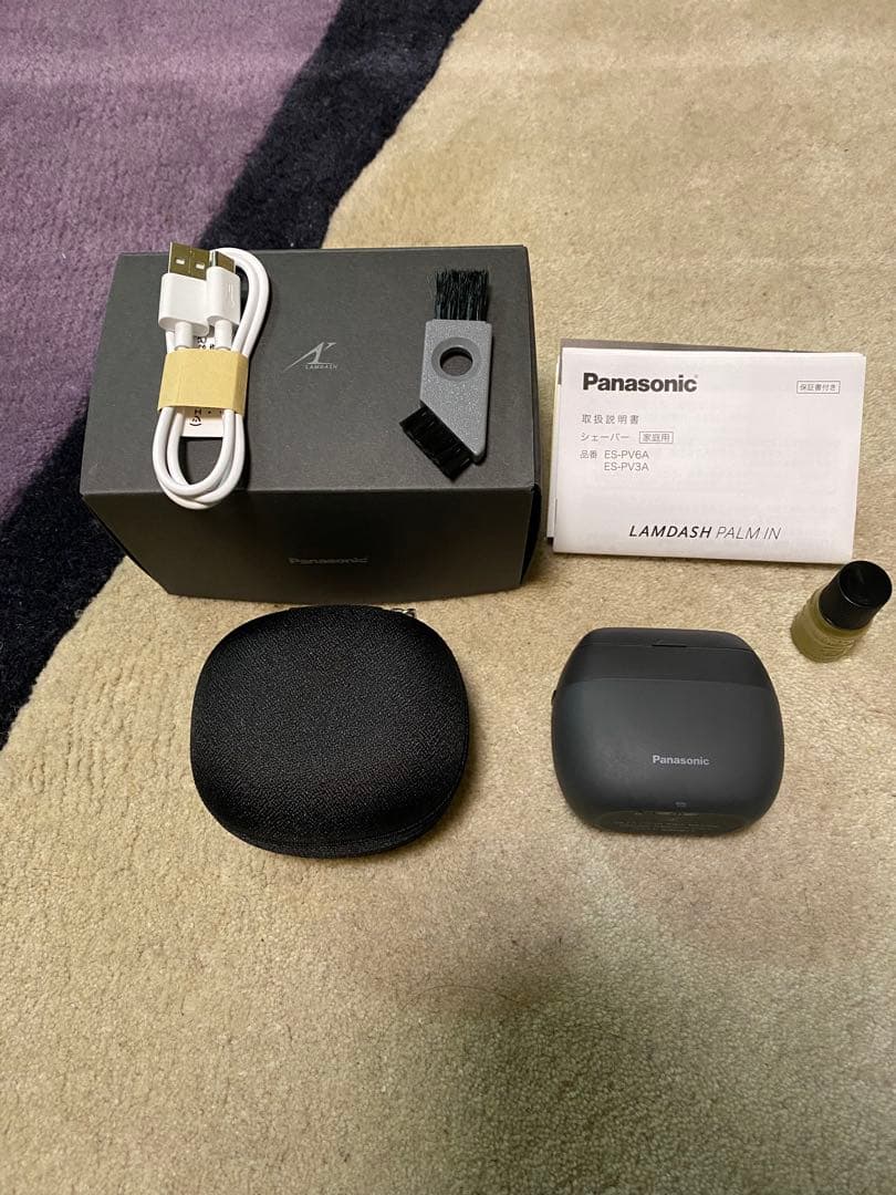 パナソニック　ラムダッシュ　パームイン　ES-PV3A ５枚刃 パナソニック ES-PV3A-K ラムダッシュ 5枚刃 パームイン メンズ