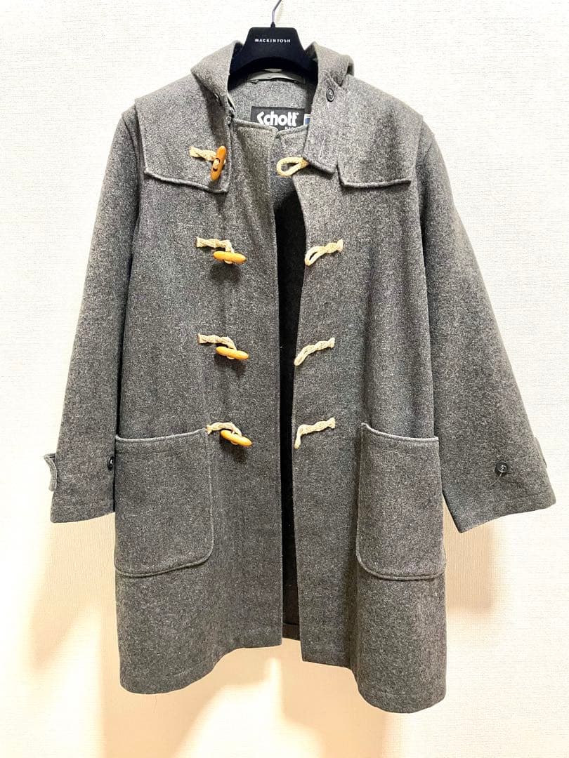 美品】Schott ショット ダッフルコート - メルカリ