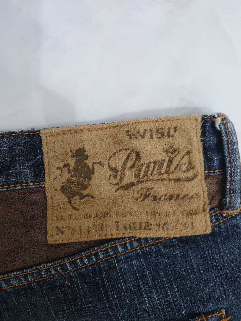 EVISU PARIS ビンテージデニム 36×34 当時物 エビスジーンズ - メルカリ