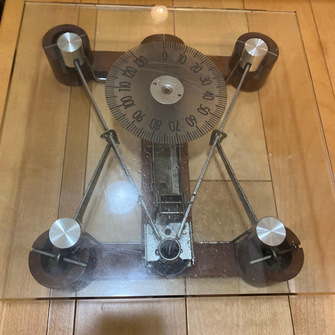 体重計　ガラス製　アンティーク アンティーク<br>体重計 | アンティーク山本商店