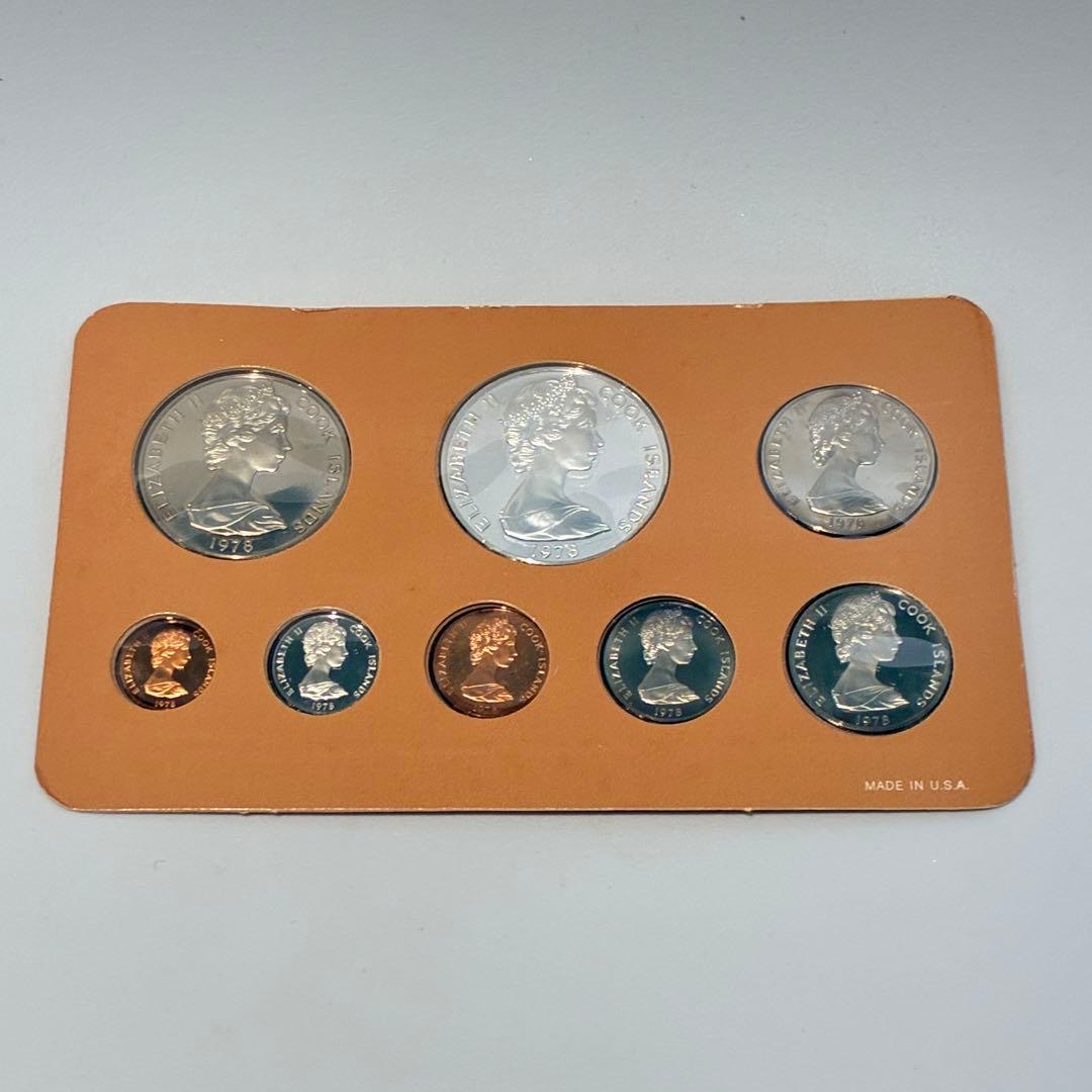 1978年 フランクリン・ミント クック諸島 プルーフコインセット