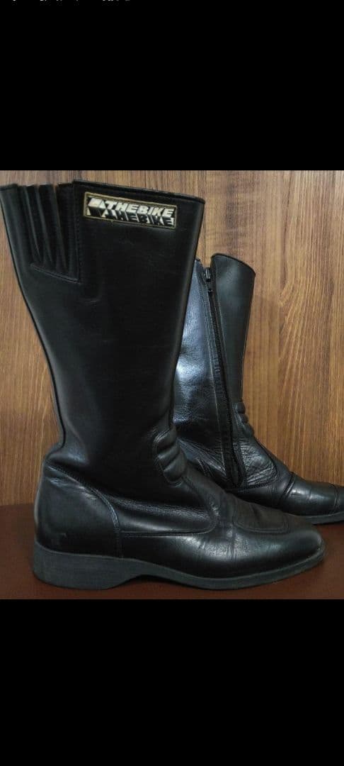 オートバイ ブーツ ロングブーツ レトロ 本革 THEBIKE 特攻バイク 特攻