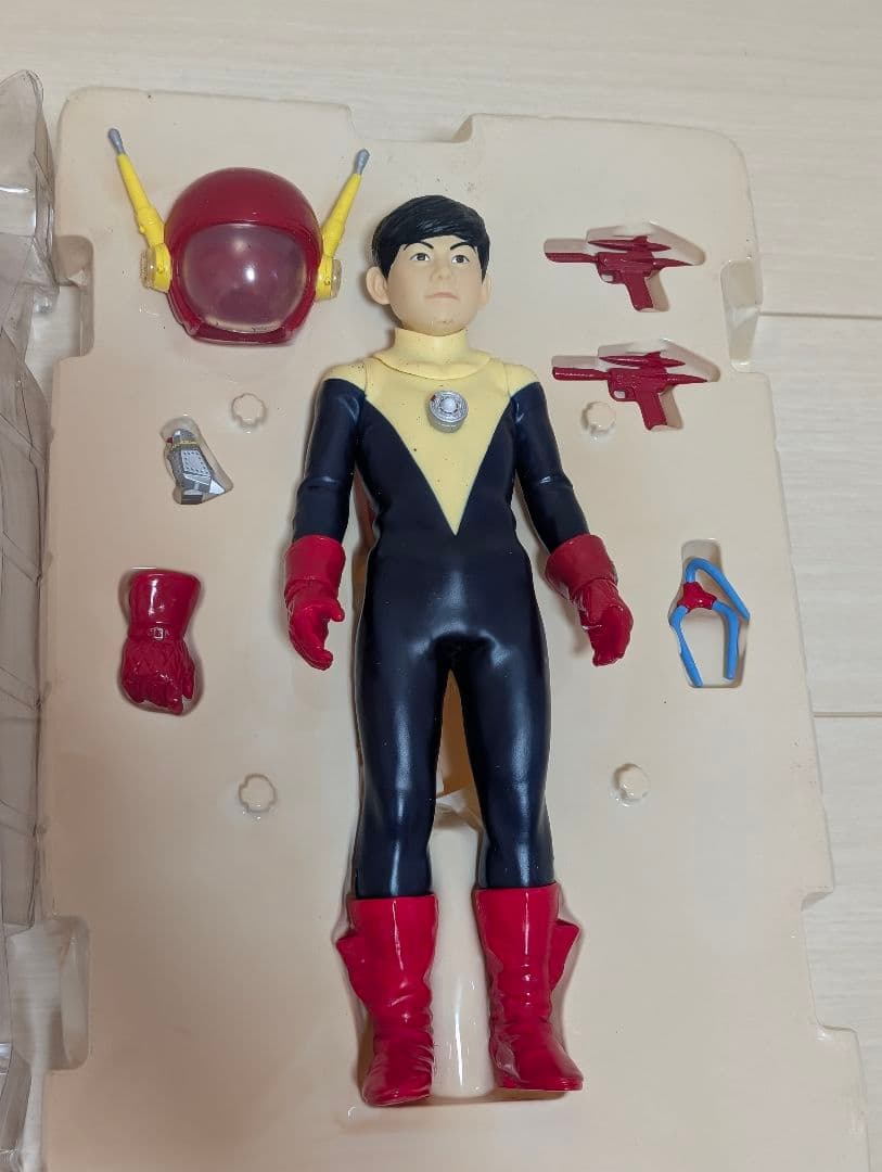 フィギュア 　高速エスパー　パイロットエース　特撮 光速エスパー パイロットエース（ミクロ版） リアルスタンダードソフビ