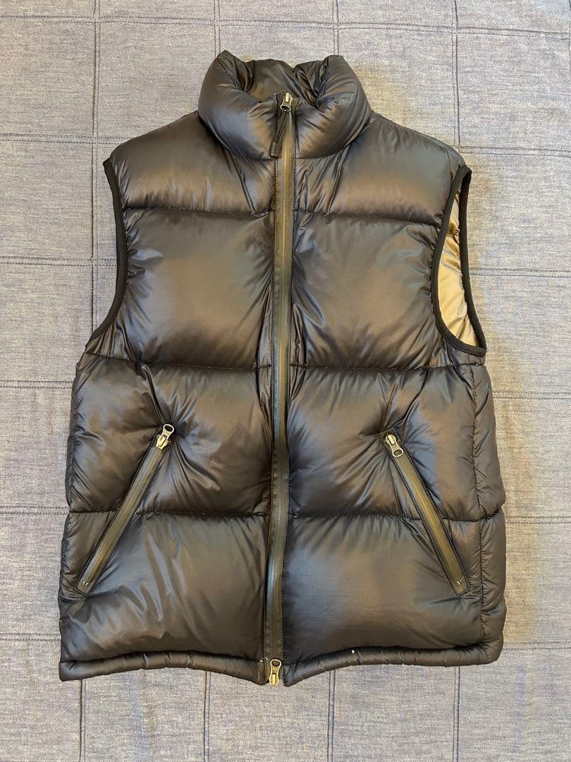 BALMY NANGA ブラック ダウンベスト BALMY ダウンベスト