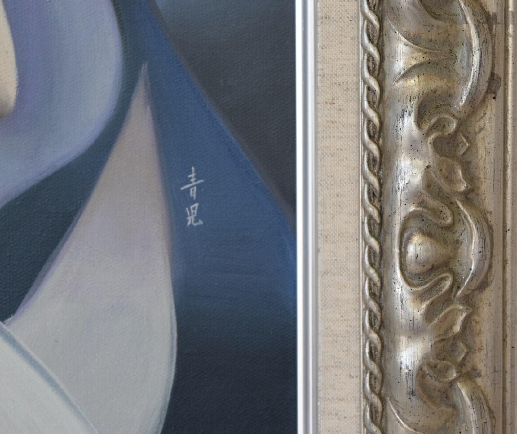 20世紀・日本の洋画家・二科展ドン 東郷青児 肉筆油彩色 - メルカリ