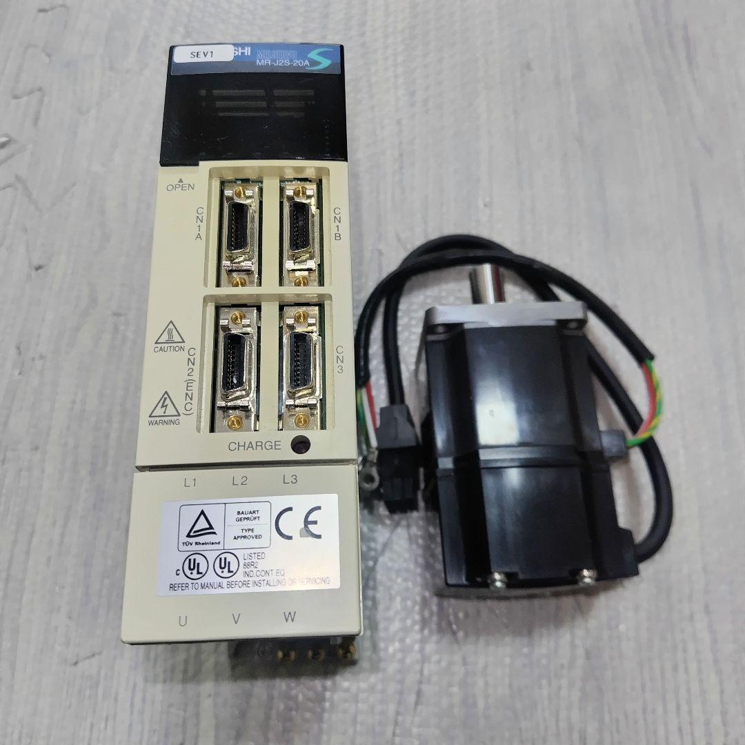三菱電機 サーボアンプ MR-J2S-20A/サーボモーターHC-KFS23 thumb_702881-1.jpg