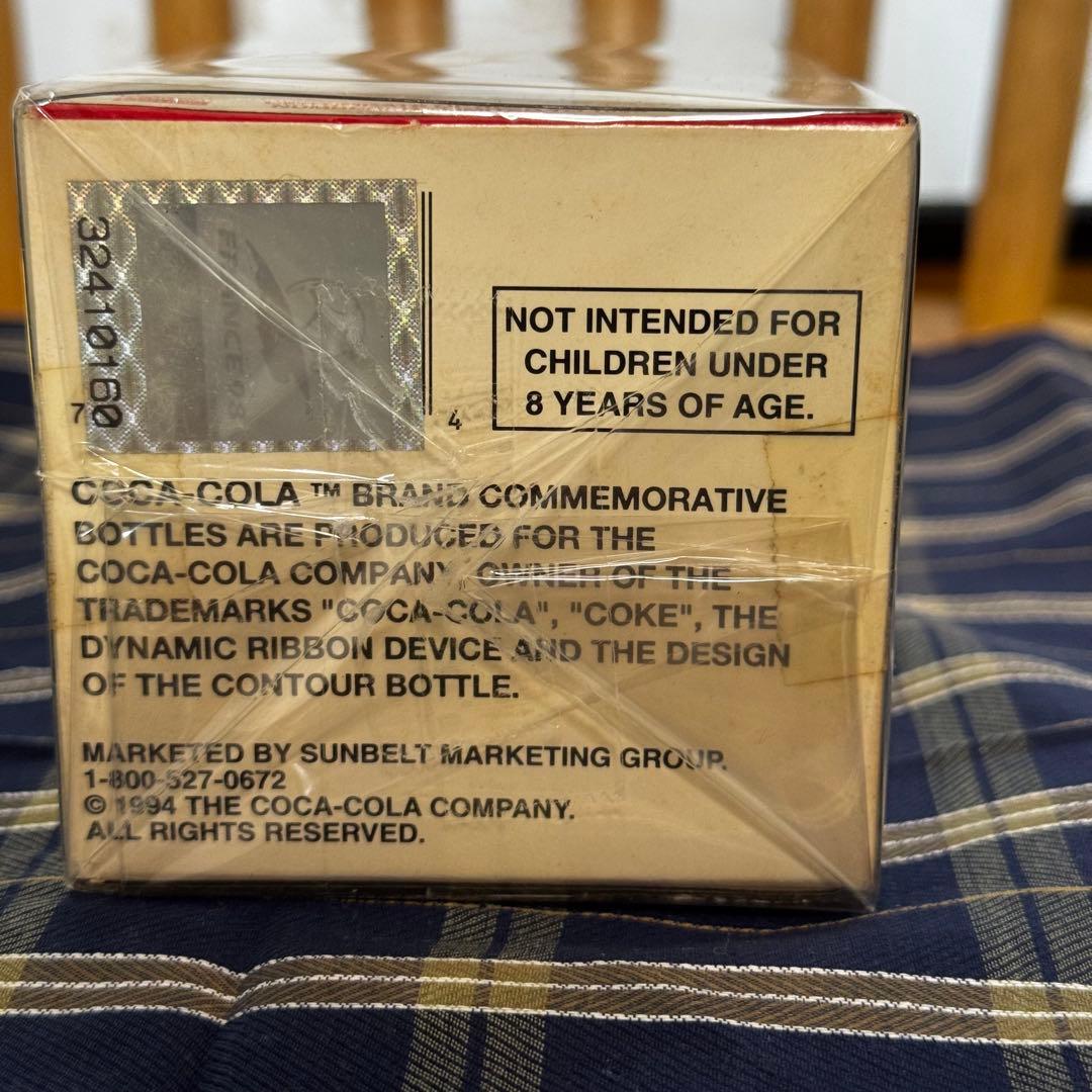 限定1998本シリアル入 98年フランスW杯 コカコーラ ゴールドボトル 箱