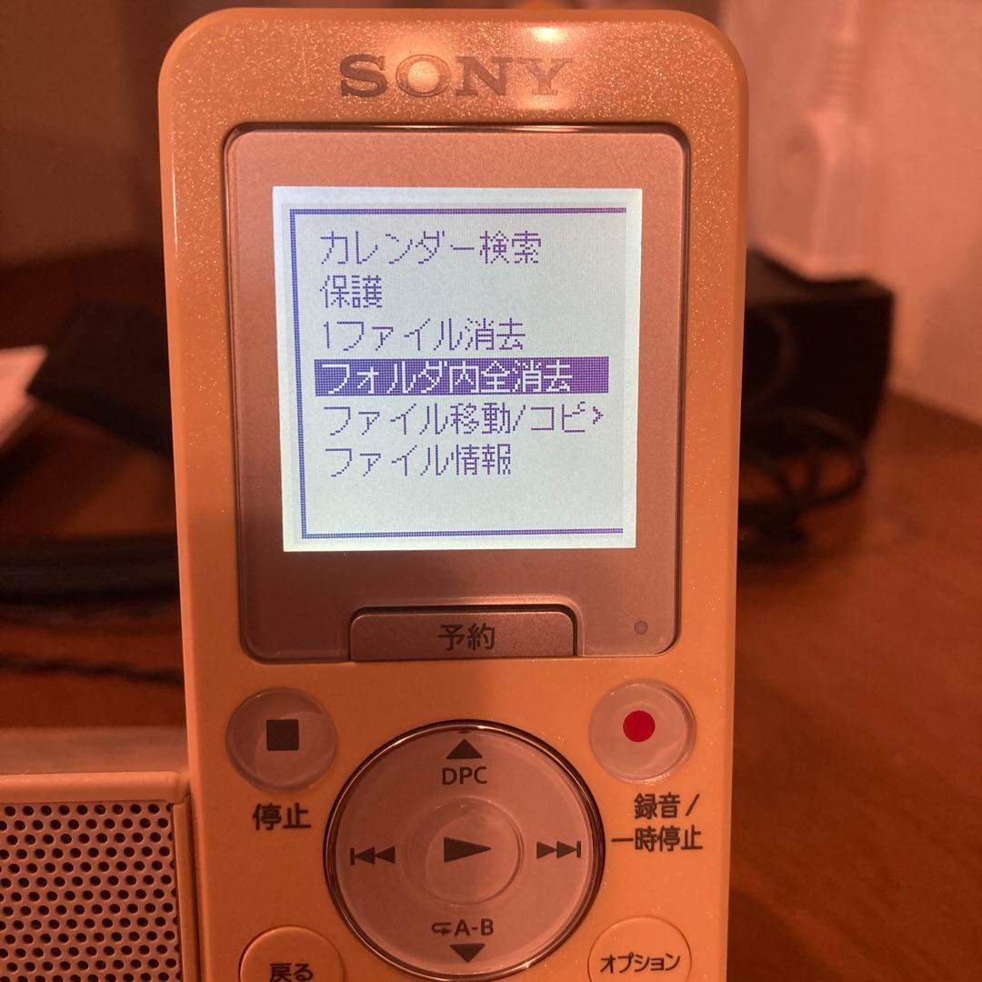 中古品　SONY ポータブルラジオレコーダー ICZ -R100 ICレコーダー