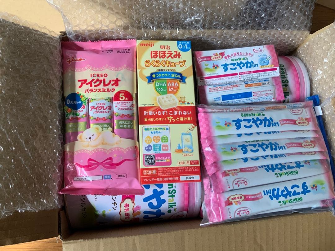 すこやか大缶3缶セット+スティックタイプ各種メーカー55本 - ミルク通販