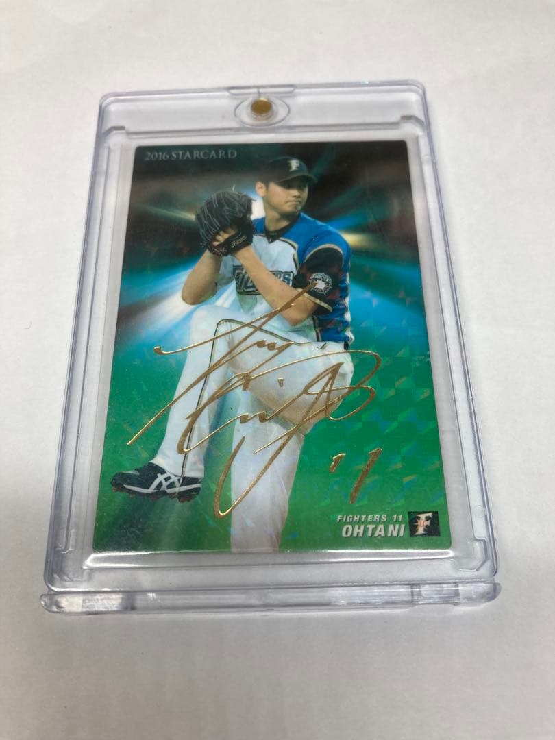 プロ野球チップスカード 2016 大谷翔平 サイン - メルカリ