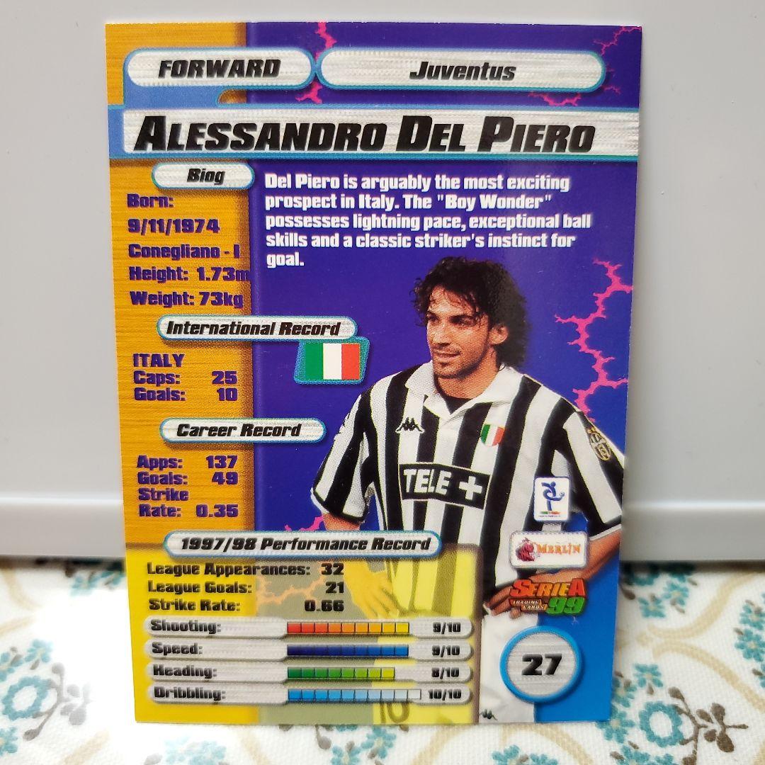 アレッサンドロ・デル・ピエロ サッカーカード - メルカリ